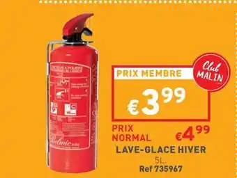 Lave-glace hiver