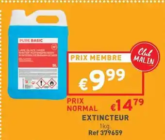 Trafic Extincteur offre