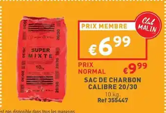 Trafic Sac de charbon calibre 20 30 offre
