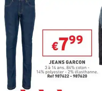 Trafic Jeans garçon offre