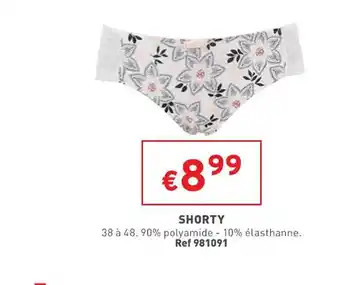 Trafic Shorty 38 à 48 offre