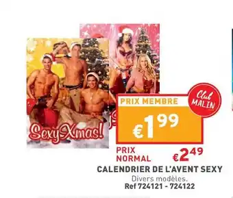 Trafic Calendrier de l'avent sexy offre