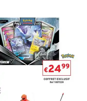 Trafic Coffret exclusif pokémon offre