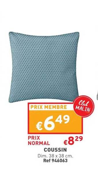 Trafic Coussin offre