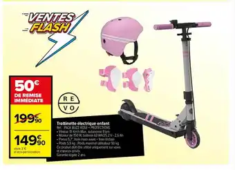 Carrefour Trottinette électrique enfant revo offre