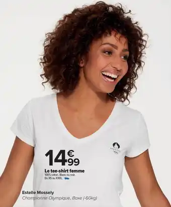 Carrefour Le tee-shirt femme offre