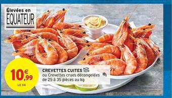 Intermarché Crevettes cuites offre