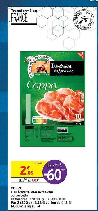 Intermarché Coppa itinéraire des saveurs offre