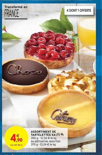 Intermarché Assortiment de tartelettes x4 offre