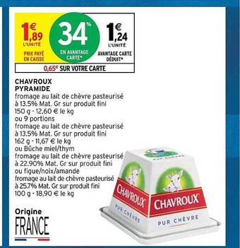 Intermarché Chavroux pyramide offre