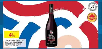 Intermarché Aop beaujolais-village nouveau rouge 2022 expert club hve3 offre