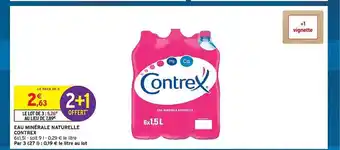 Intermarché Eau minérale naturelle contrex offre