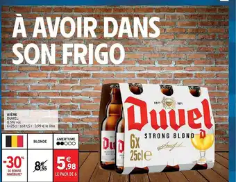 Intermarché Bière duvel offre