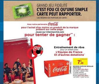 Intermarché Boisson gazeuse regular coca-cola offre