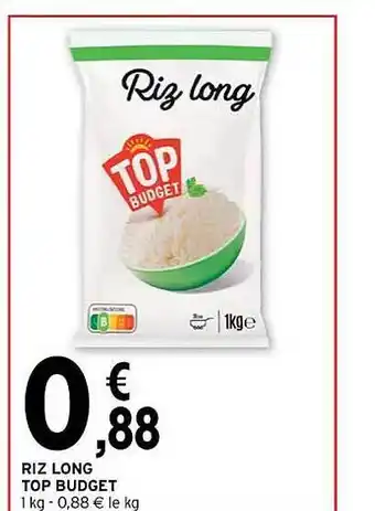 Intermarché Contact Riz long top budget offre