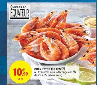 Intermarché Contact Crevettes cuites offre