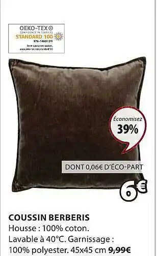 JYSK Coussin berberis offre