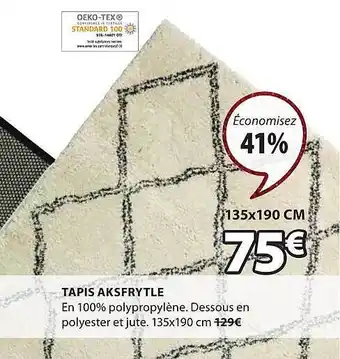 JYSK Tapis aksfrytle offre
