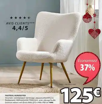 JYSK Fauteuil hundested offre
