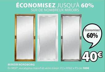 JYSK Miroir nordborg offre