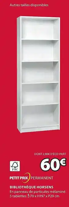 JYSK Bibliothèque horsens offre