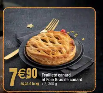Migros Feuilleté canard et foie gras de canard offre