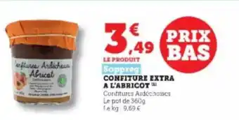 Super U Confiture extra à l'abricot soppreg offre