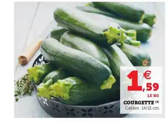 Super U Courgette offre