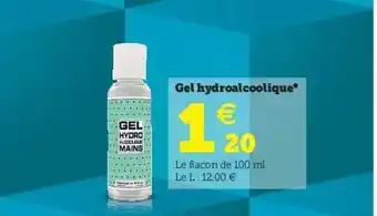 Super U Gel Hydroalcoolique offre