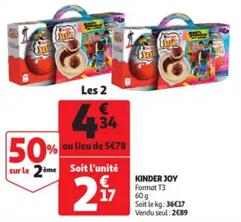 Auchan Direct Kinder joy offre
