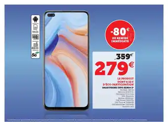 Super U Smartphone Oppo Reno4 Z offre