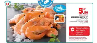 U Express Crevettes Cuites U offre