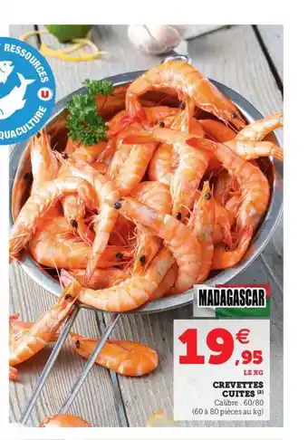 U Express Crevettes Cuites offre