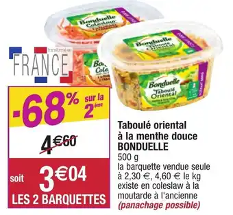 Migros Taboulé Oriental à La Menthe Douce offre