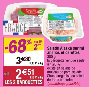 Migros Salade Alaska Surimi Ananas Et Carottes offre