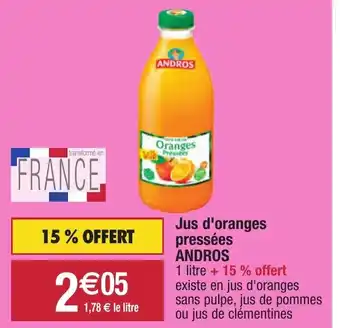 Migros Jus d'Oranges Pressées offre