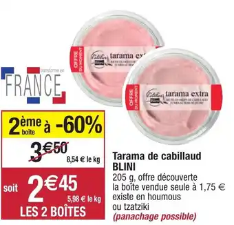 Tarama De Cabillaud Blini