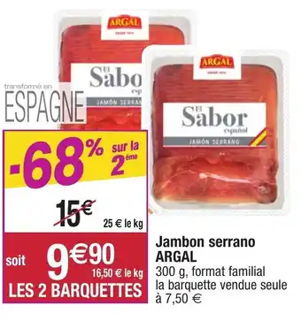 Migros Jambon Serrano offre