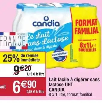 Migros Lait Facile à Digérer Sans Lactose UHT offre