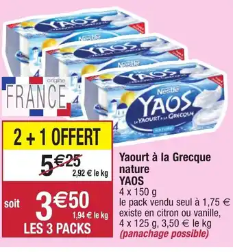 Migros Yaourt à La Grecque Nature offre