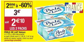 Migros Perle De Lait Nature offre