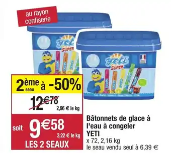 Migros Bâtonnets De Glace à l'Eau à Congeler offre