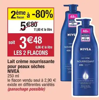 Migros Lait Crème Nourrissante Pour Peaux Sèches offre