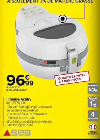 Carrefour Market Friteuse Actifry offre