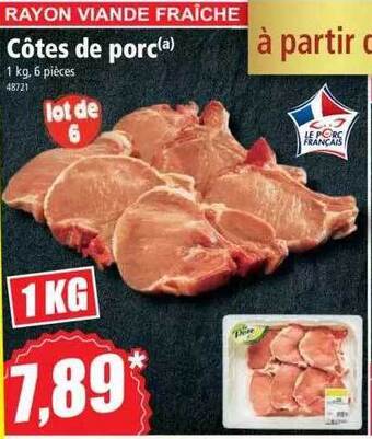 Norma Côtes de porc offre