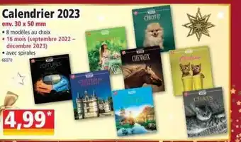 Norma Calendrier 2023 offre