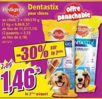 Norma Dentastix pour chiens pedigree offre