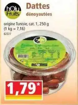 Norma Dattes dénoyautées holy fruits offre
