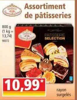 Norma Assortiment de pâtisseries offre