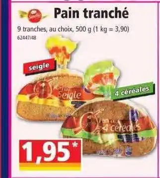Norma Pain tranché offre